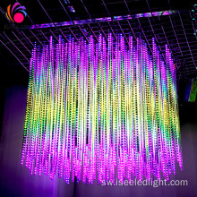 Disco dari DMX512 RGB taa ya mchemraba iliyoongozwa